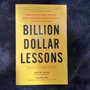 Billion Dollar Lessons book